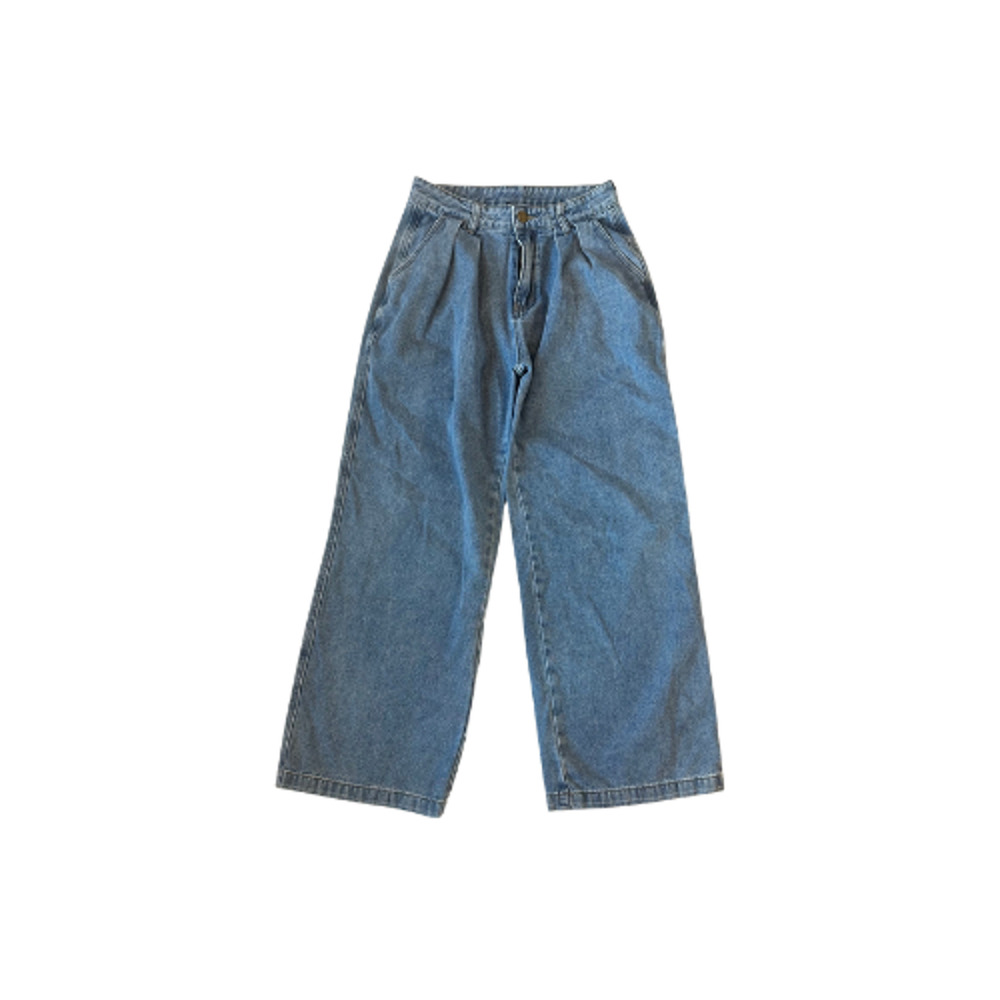Cider Happy Hour Jeans Pleated Front Wide Leg Women’s Small High-Rise Stretch